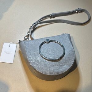Ted Baker Silver Gray Crossbody Bag
